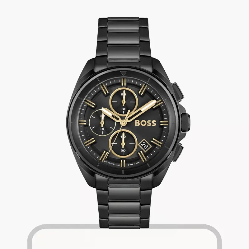 Hugo Boss Volane Chronograph Black Men's Watch- 1513950